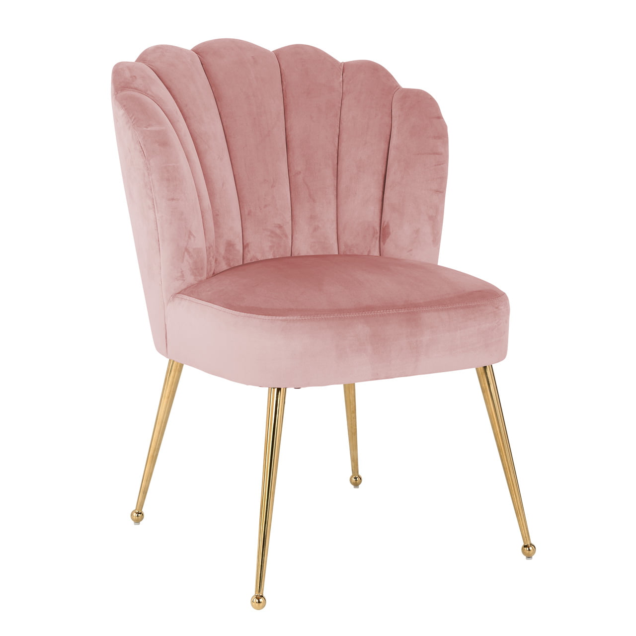 Stuhl Pippa Pink Velvet / Gold (Quartz Pink 700)